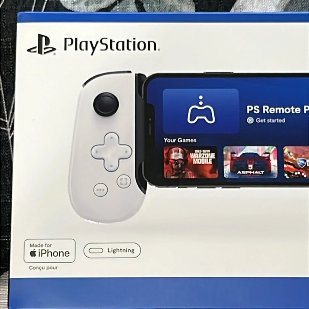 NIB SONY PLAYSTATION BACKBONE ONE EDITION VIDEO GAME CONTROLLER WHITE IPHONE NEW